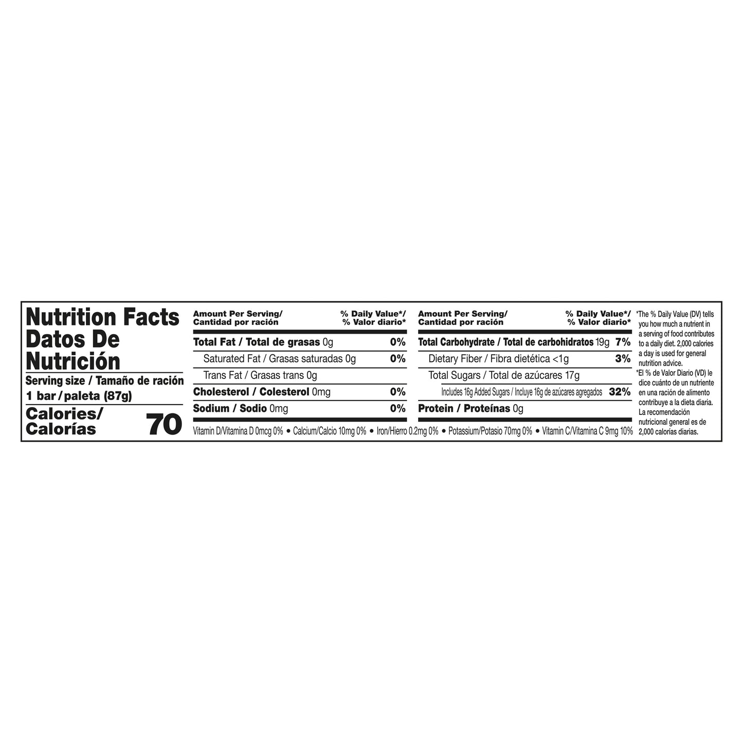 Outshine Strawberry Fruit Bar 3 fl oz