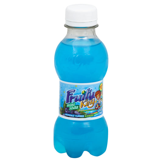 Fruity King Mini Soda 5.75 oz - Blueberry