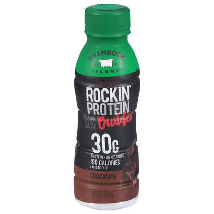 Shamrock Farms Rockin' Protein Builder Chocolate Protein Shake 12 fl oz
