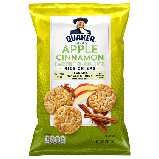 Apple Cinnamon Rice Crisps