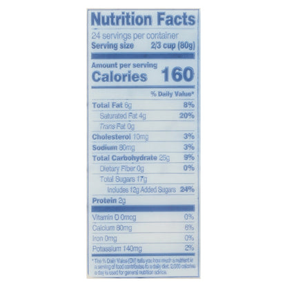 Blue Ribbon Classics Cookies and Cream Frozen Dessert Pail, 128 fl oz