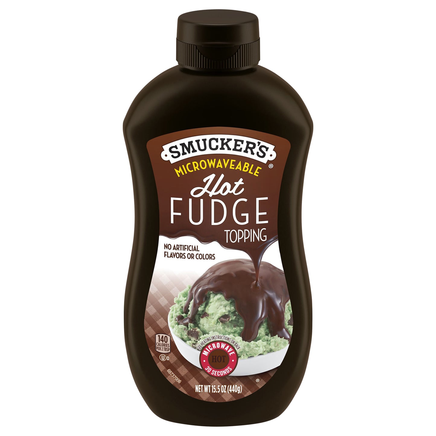 Smucker's Hot Fudge Topping, 15.5 Ounces, Microwavable Squeeze Bottle
