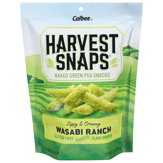 Harvest Snaps Wasabi Ranch Baked Green Pea Snacks 3.3 oz