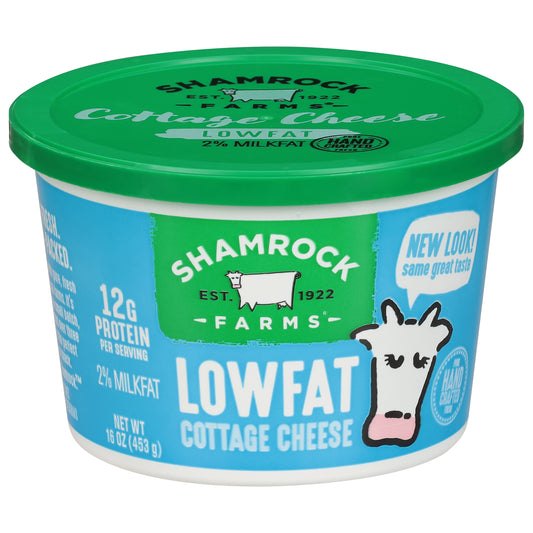 Shamrock Farms Lowfat 2% Milkfat Cottage Cheese 16 oz