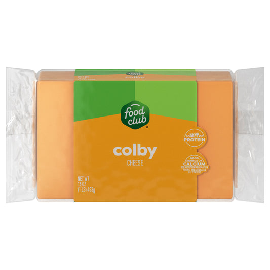 Food Club Colby Cheese 16 oz