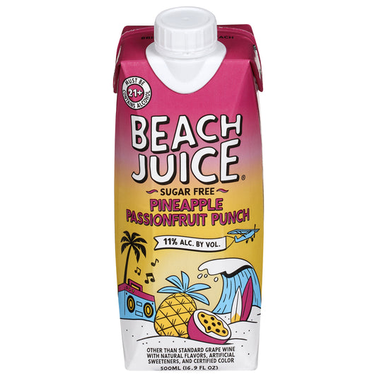 Beach Juice Sugar Free Pineapple Passionfruit Punch 16.9 fl oz