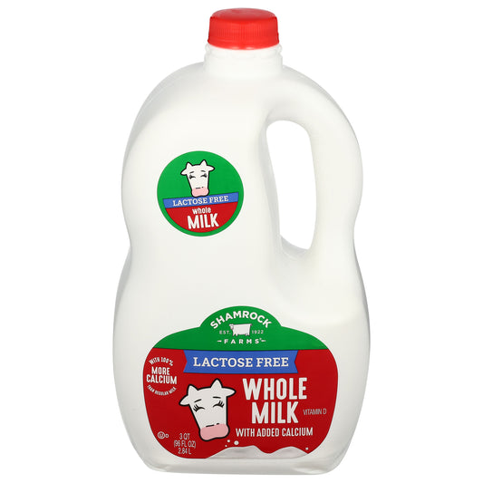 Shamrock Farms Lactose Free Whole Milk 3 qt
