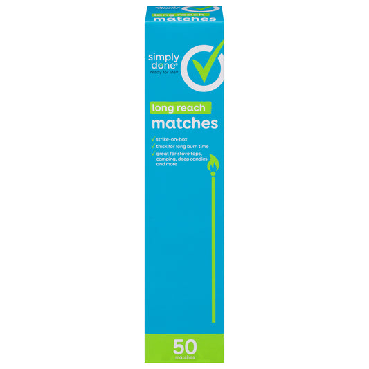 Simply Done Long Reach Matches 50 ea