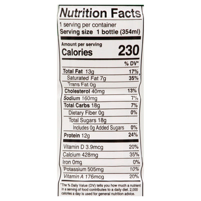 Shamrock Farms Whole Milk 12 oz