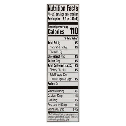 Food Club Original No Pulp 100% Premium Orange Juice 52 fl oz