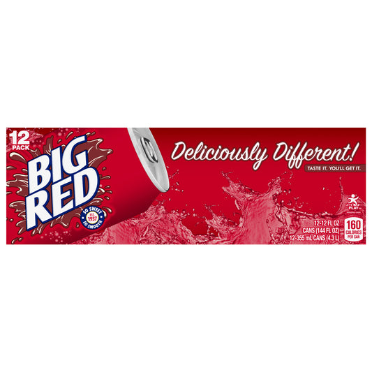 Big Red 12 Pack Soda 12-12 fl oz Cans