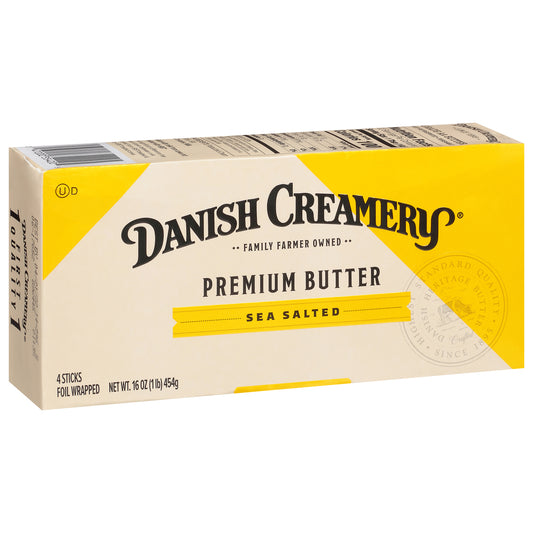 Danish Creamery Premium Sea Salted Butter 4 Sticks