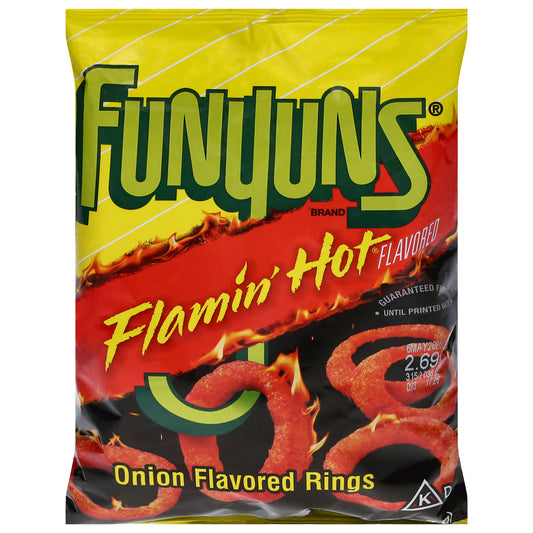 Funyuns Flamin' Hot Flavored Onion Flavored Rings 2 oz