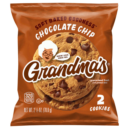 Grandma's Cookies Chocolate Chip 2 1/2 Oz