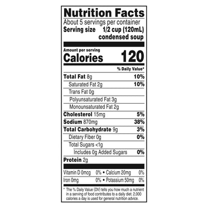 Campbell's Family Size Cream of Chicken Condensed Soup 22.6 oz
