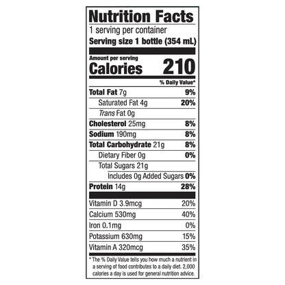 Shamrock Farms 2% Reduced Fat Milk - 12oz