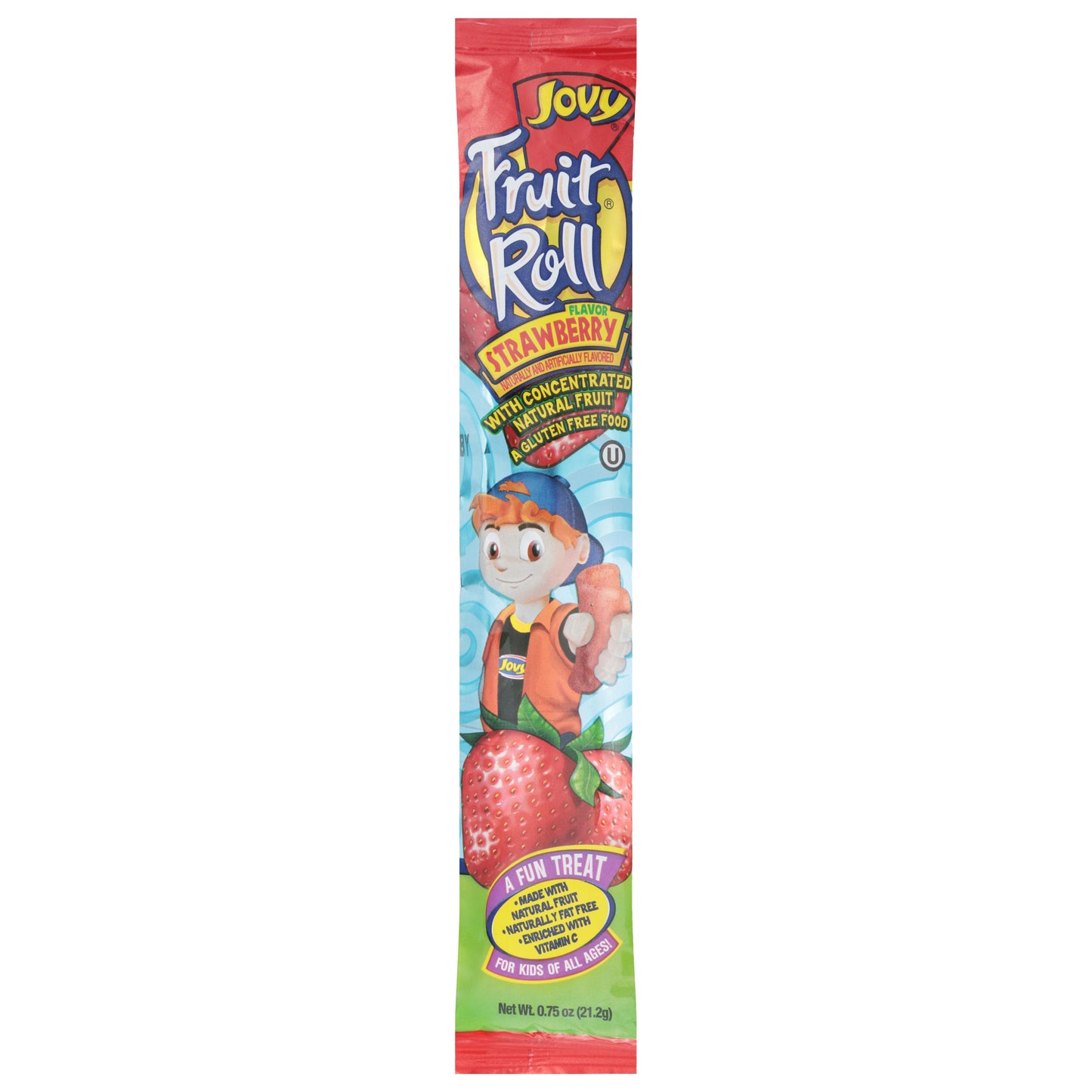 Jovy Strawberry Flavor Fruit Roll 0.75 oz