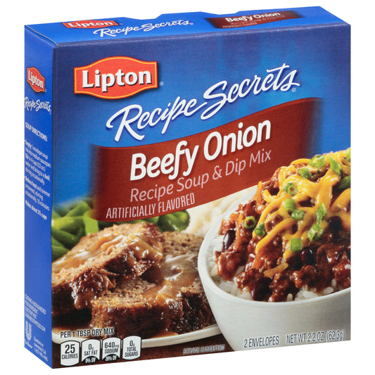 Lipton Recipe Secrets Beefy Onion Recipe Soup & Dip Mix 2 Envelopes