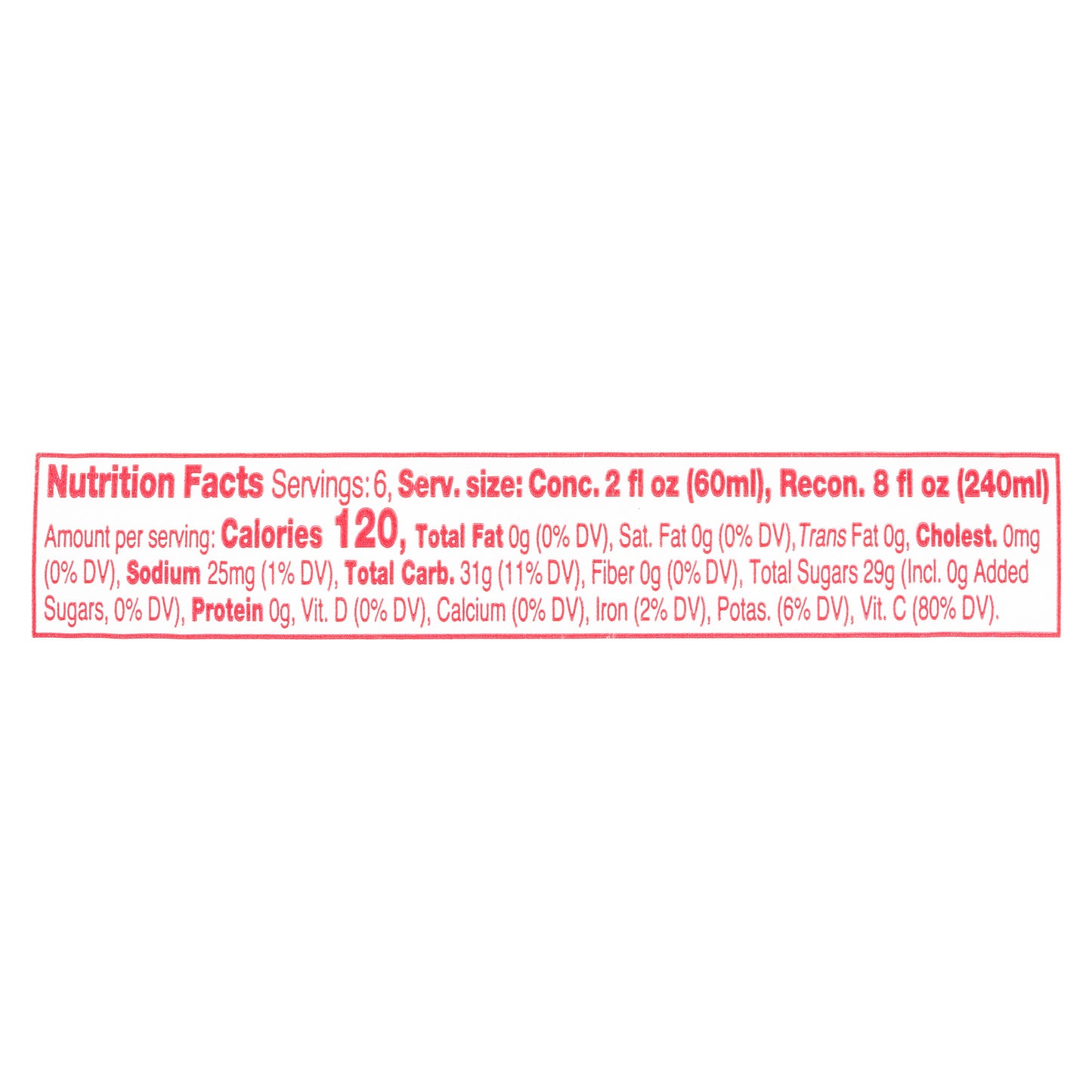 Old Orchard Cranberry Blend 100% Juice Frozen Concentrate 12 fl. oz. Canister