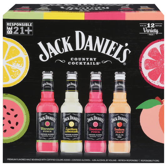 Jack Daniel's Country Cocktails Variety Pack 12 - 10 fl oz Bottles
