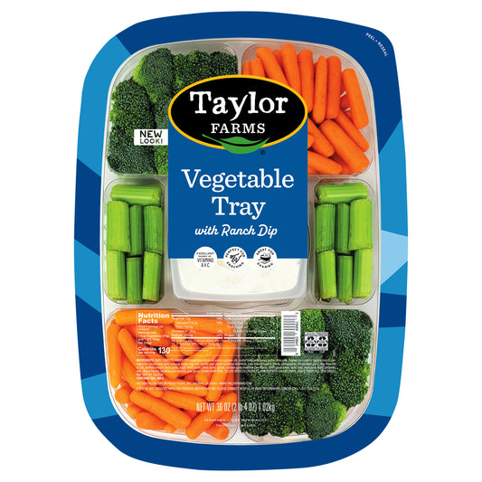Taylor Farms Vegetable Tray 36oz with LH