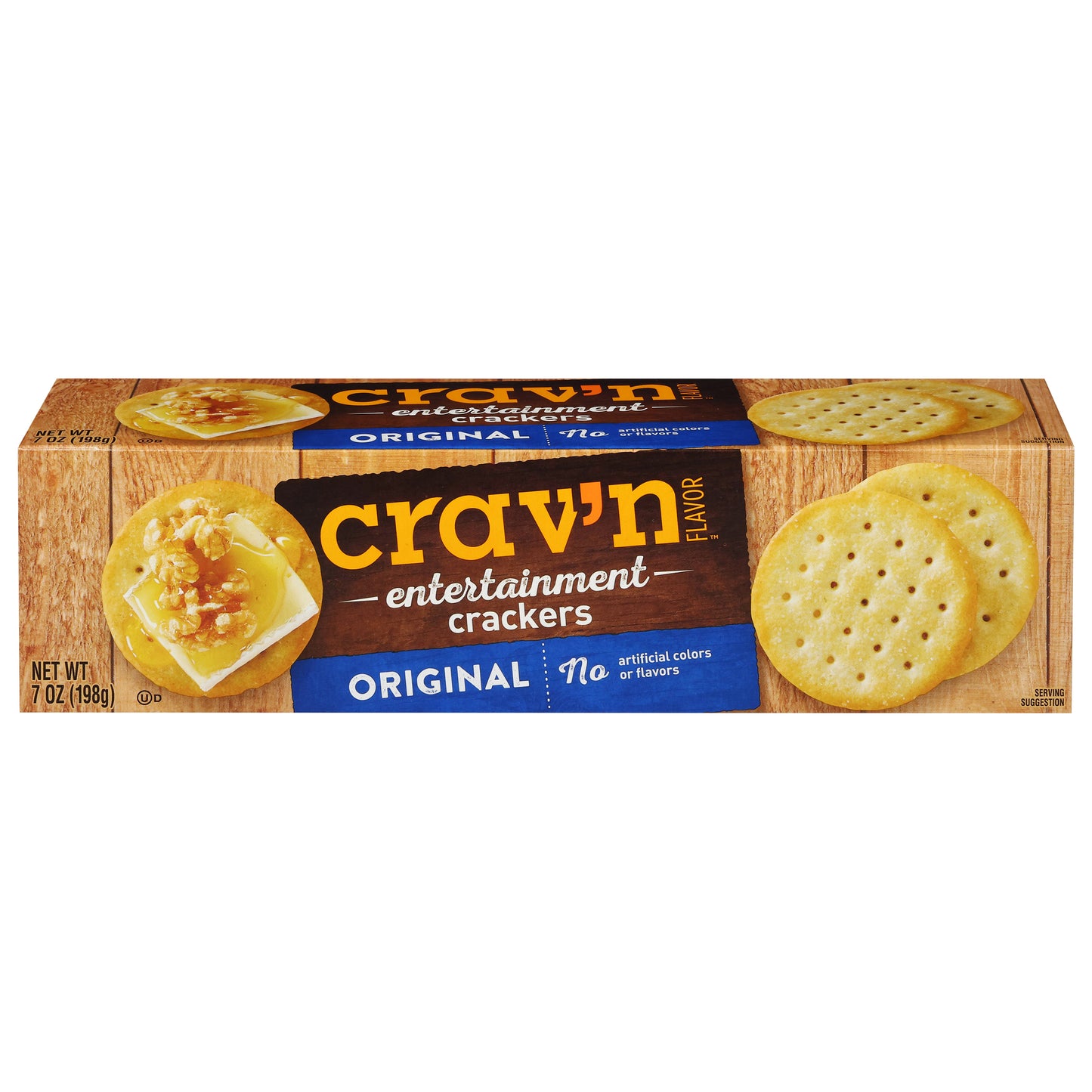 Crav'n Flavor Entertainment Original Crackers 7 oz
