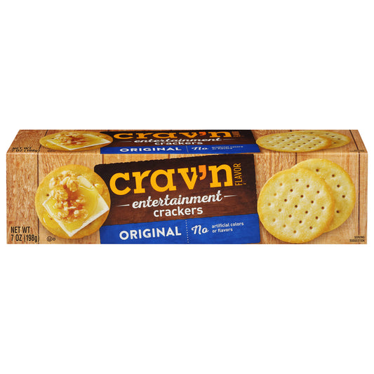 Crav'n Flavor Entertainment Original Crackers 7 oz