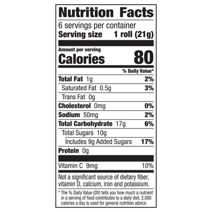Fruit by the Foot Fruit Flavored Snacks, Variety Pack, 4.5 oz, 6 ct
