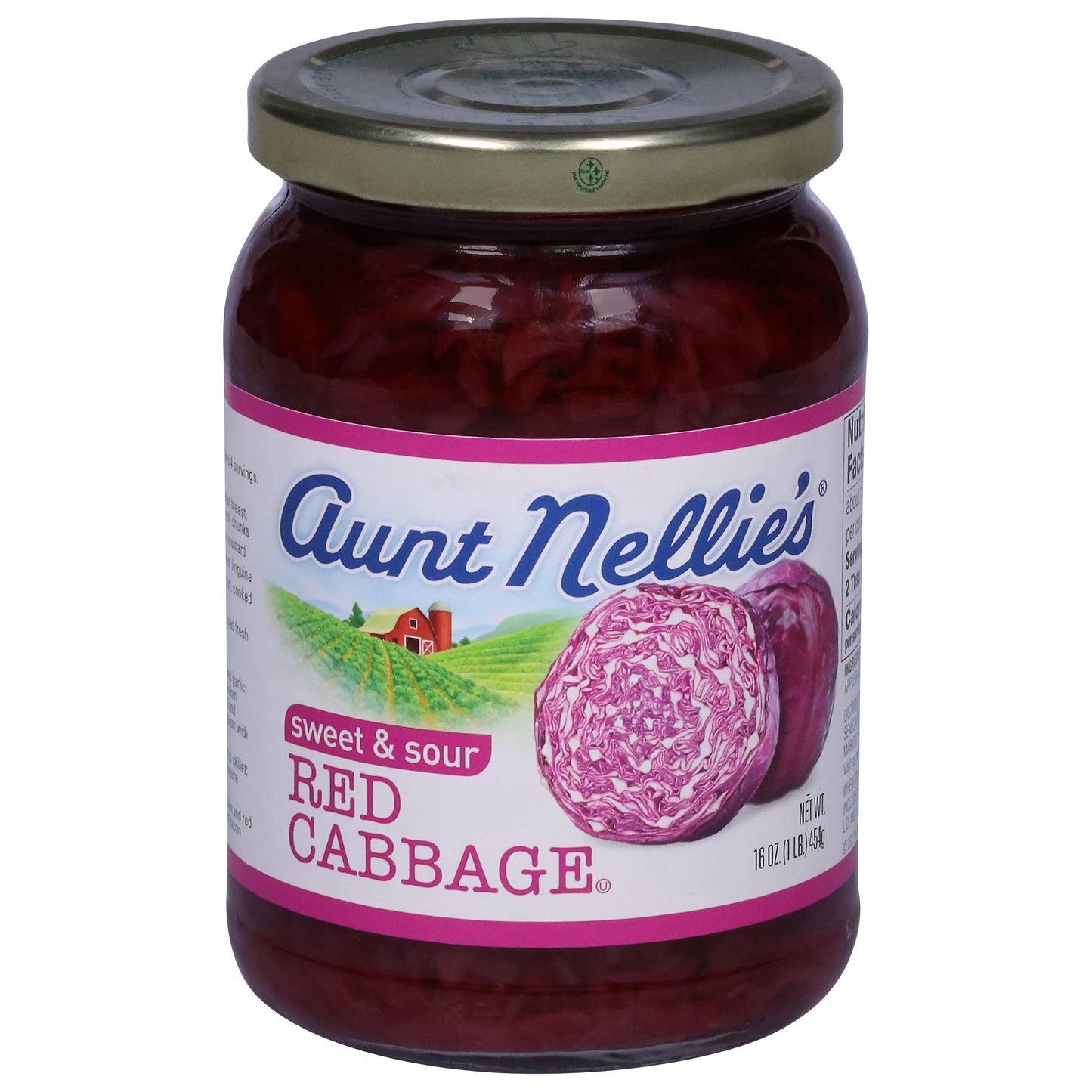 Aunt Nellie's Sweet & Sour Red Cabbage 16 oz