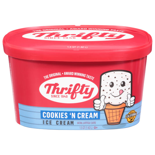 Thrifty Cookies 'N Cream Ice Cream 1.5 qt