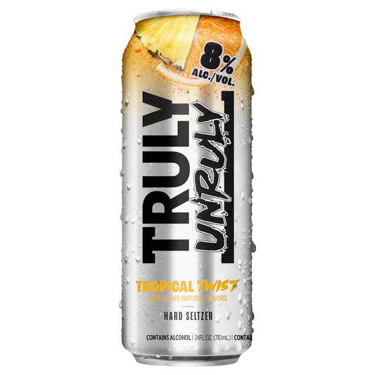 TRULY Unruly Hard Seltzer Tropical Twist 8% ABV (24 fl. oz. Can)