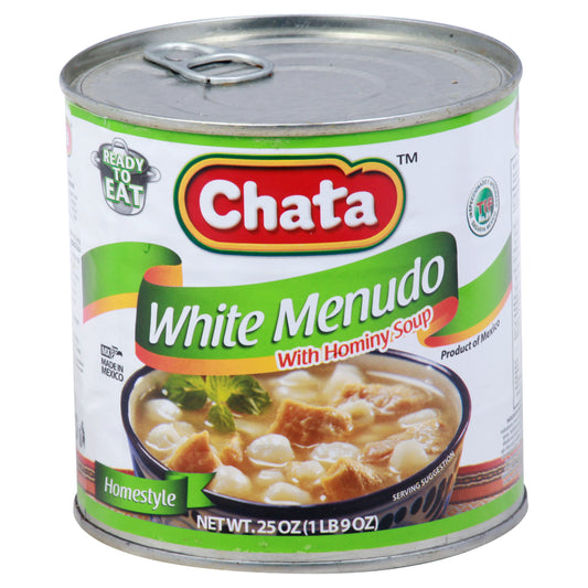 Chata Menudo 25 oz - Blanco