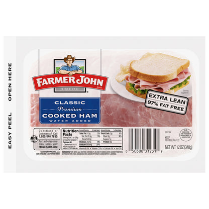 Farmer John Classic Premium Cooked Ham 12 oz