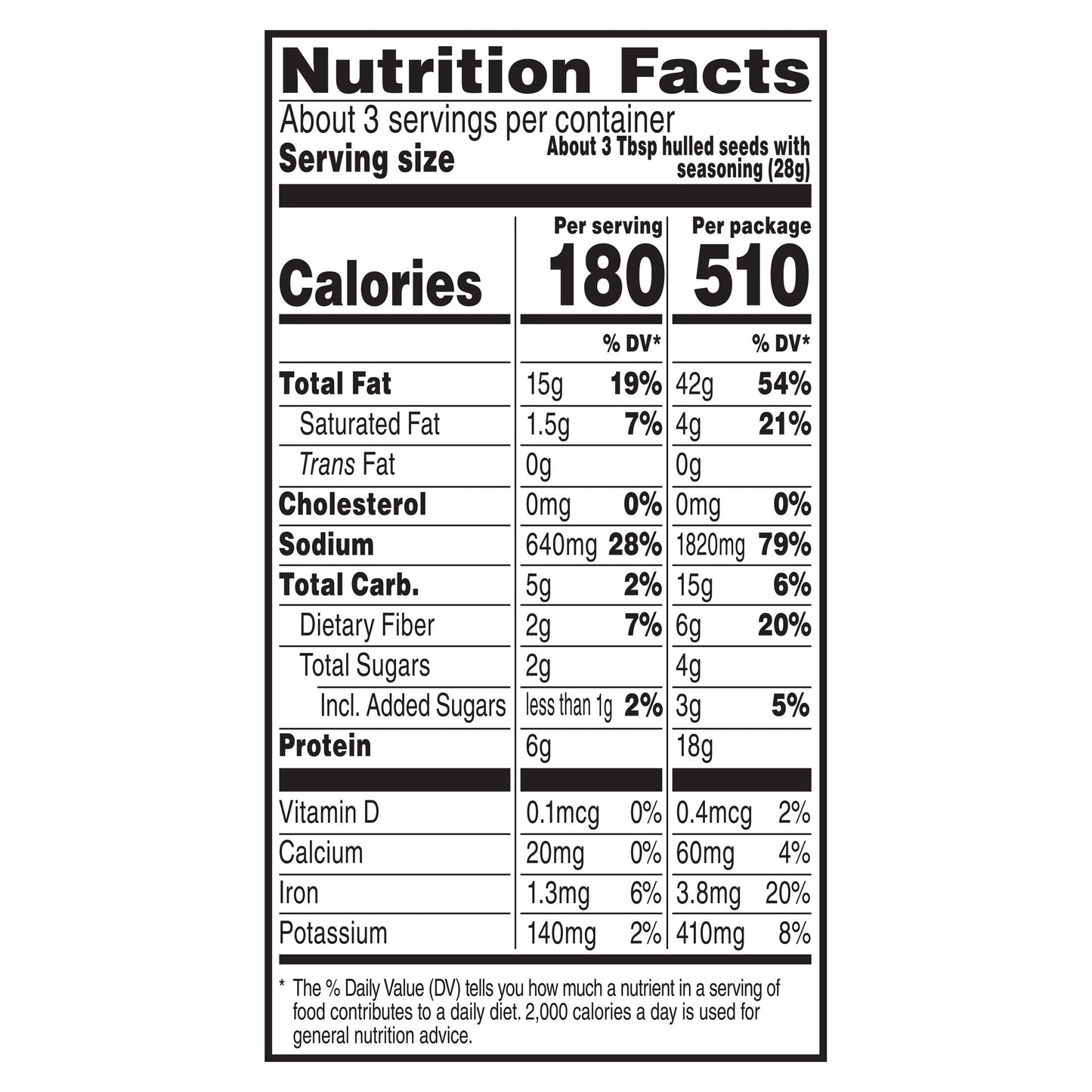 Spitz Sunflower Seeds Chili Lime Flavored 6 Oz