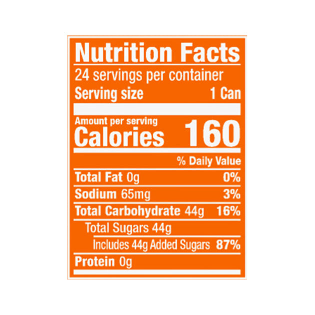 Sunkist 24 Pack Orange Soda 24-12 fl oz Cans