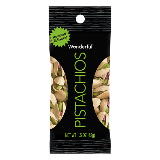 Wonderful Roasted & Salted Pistachios 1.5 oz