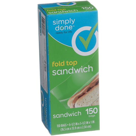 Fold Top Sandwich Bags