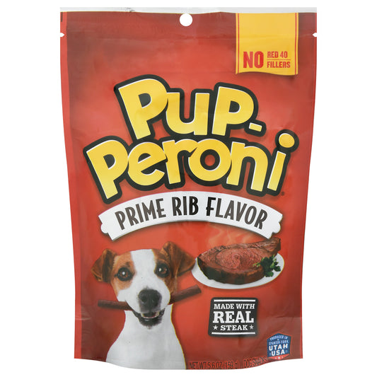 Pup-Peroni Prime Rib Flavor Dog Snacks 5.6 oz