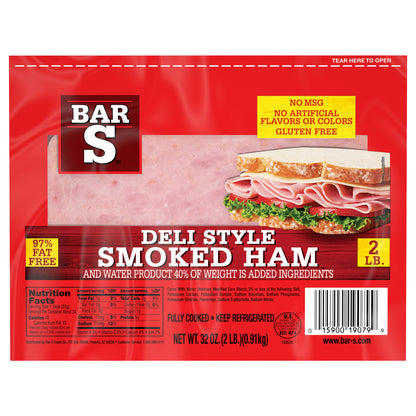 Bar-S® Deli Style Smoked Ham 32 oz. Pack