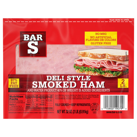 Bar-S® Deli Style Smoked Ham 32 oz. Pack