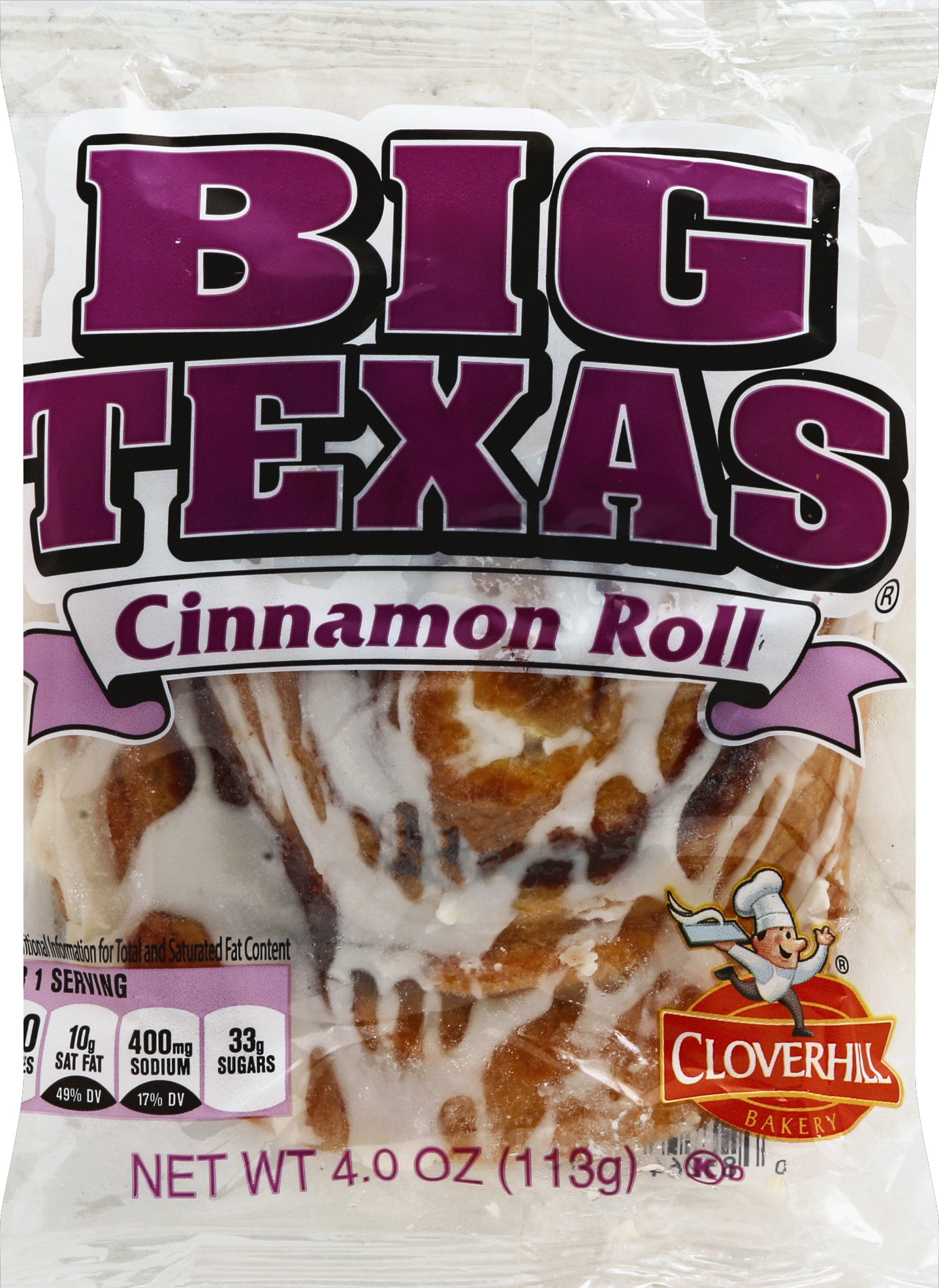 Big Texas Cinnamon Roll 4 oz