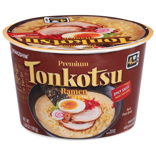 Nongshim Premium Tonkotsu Ramen with Seasoning Mix 3.56 oz