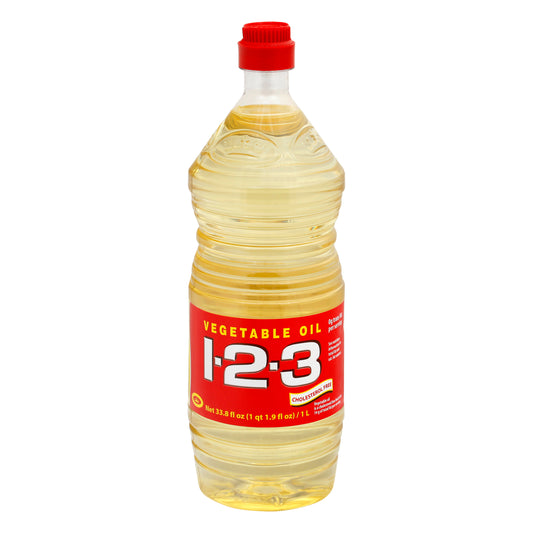 1 2 3 Vegetable Oil 33.8 oz