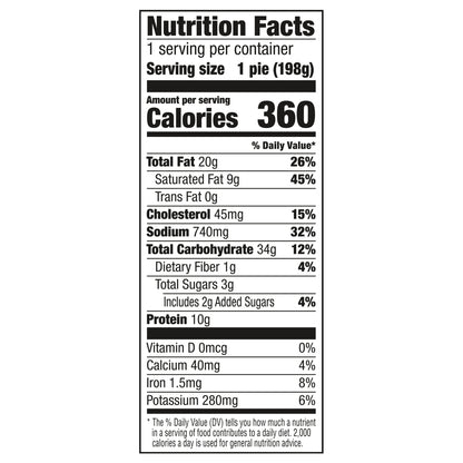 Banquet Frozen Pot Pie Dinner, Turkey, 7 Oz