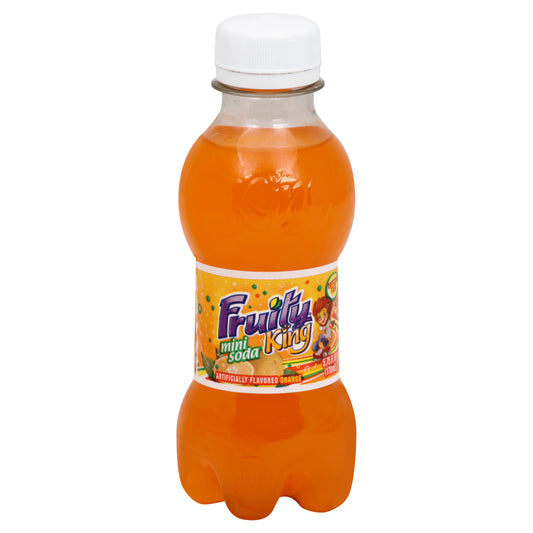 Fruity King Mini Soda 5.75 oz - Orange