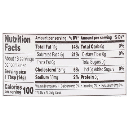 Food Club Salted Sweet Cream Spreadable Butter with Canola Oil 8 oz