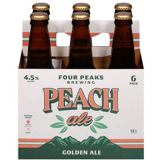 Four Peaks Brewing Golden Ale Peach Beer 6 - 12 fl oz Bottles