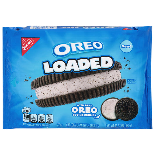 Oreo Loaded Chocolate Sandwich Cookies 13.37 oz