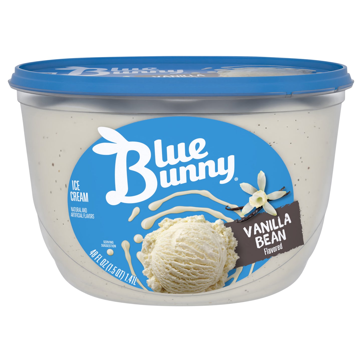 Blue Bunny Premium Vanilla Bean Ice Cream, 48 fl oz