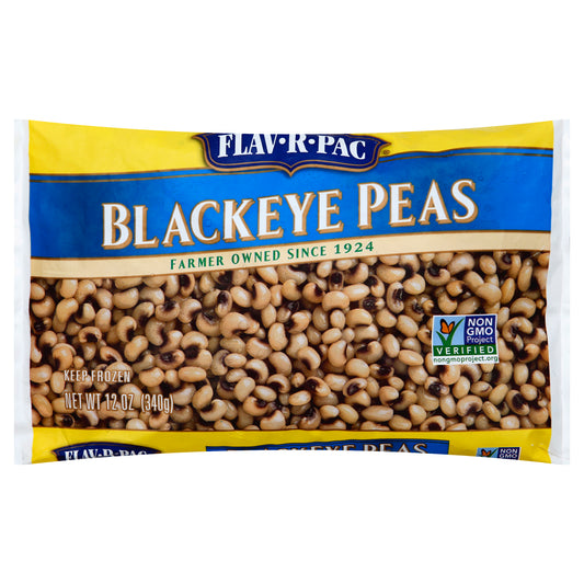 Flav R Pac Blackeye Peas 12 oz